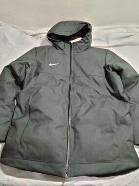 Nike 550 Duck Down Dark Gray Parka Coat Hooded DJ6526-060 Men’s Size XL NWT